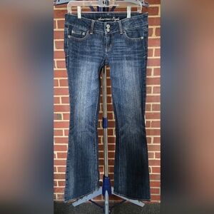 American Eagle Outfitters Dark Blue Flare Jeans